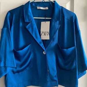 Beautiful silk button up from ZARA